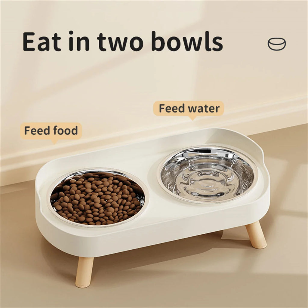🐶🐱 Gamelle Duo Confort™ – Gamelle surélevée anti-stress pour chien et chat