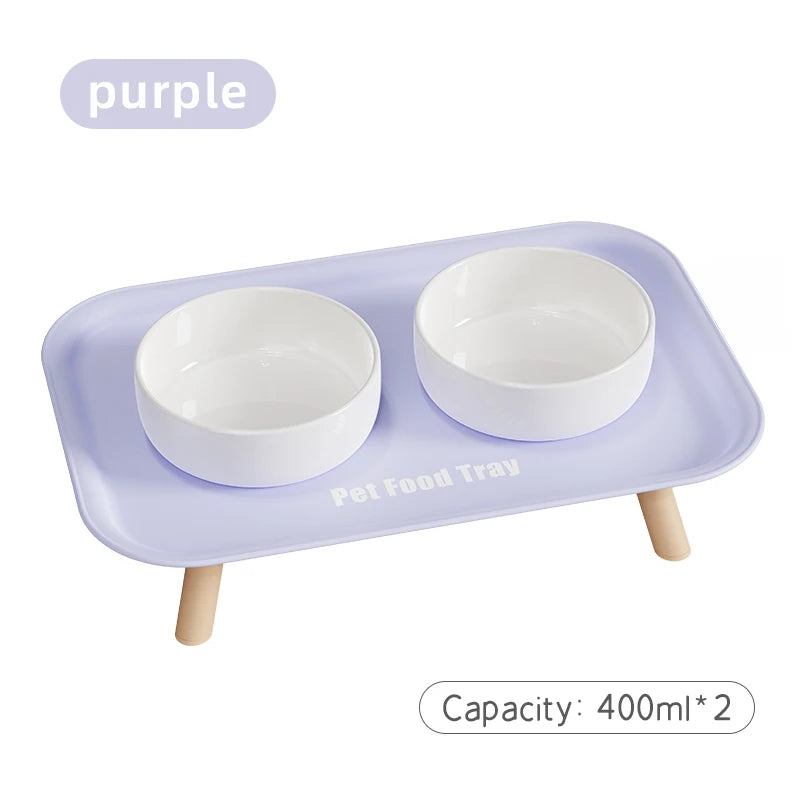🐶🐱 Gamelle Duo Confort™ – Gamelle surélevée anti-stress pour chien et chat
