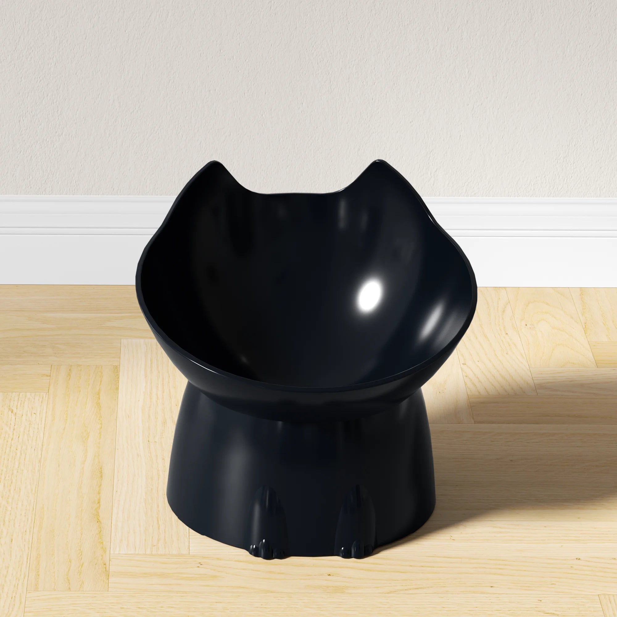😺 Gamelle surélevée anti-stress pour chat – Design oreilles de chat