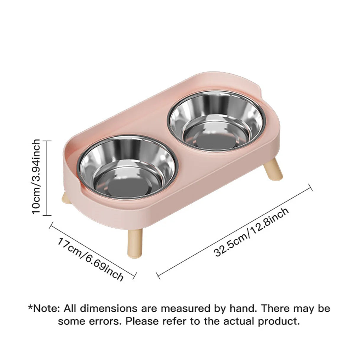 🐶🐱 Gamelle Duo Confort™ – Gamelle surélevée anti-stress pour chien et chat
