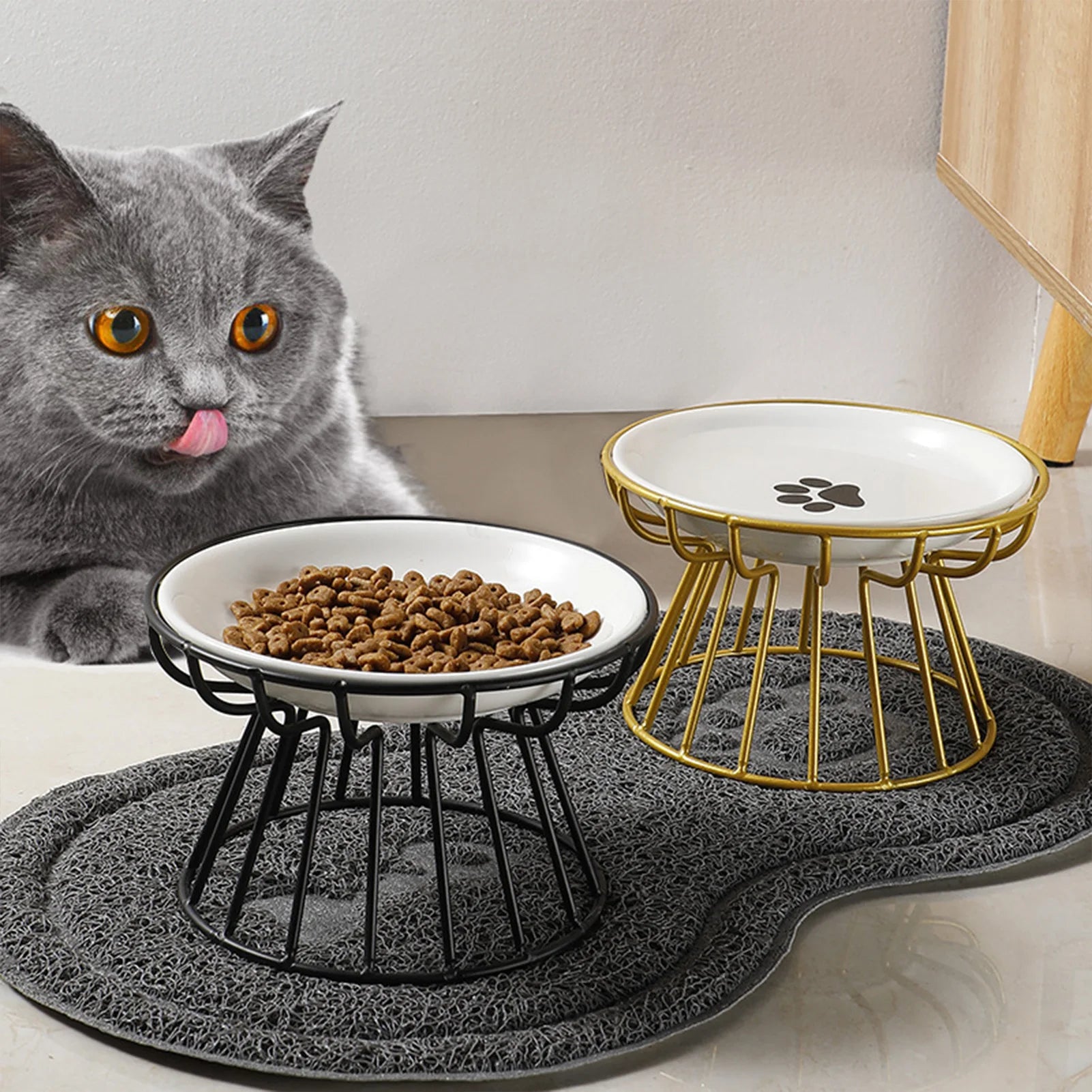 🐶🐱 Gamelle Élévation Zen™ – Gamelle céramique surélevée anti-stress pour chat et petit chien