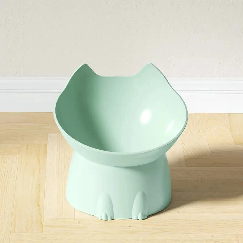 😺 Gamelle surélevée anti-stress pour chat – Design oreilles de chat