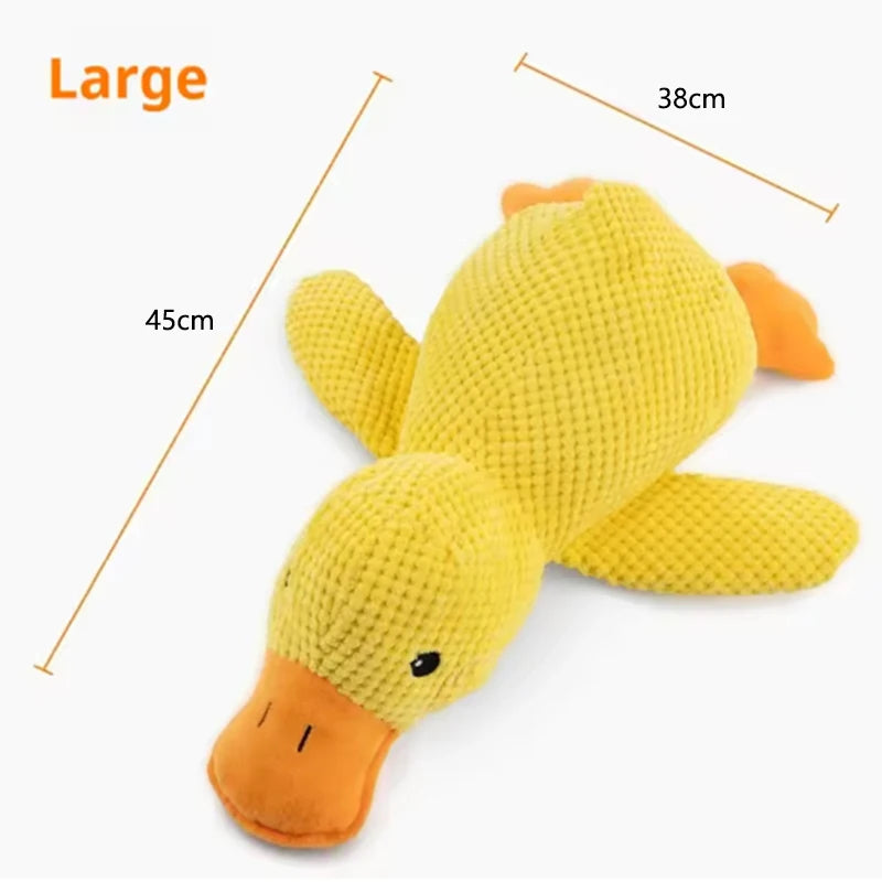 Jouet en peluche pour chien, résistant aux morsures de canard, nettoyage des dents, grand chien, divertissement interactif, chiot, ennui, jouet en peluche pour animaux de compagnie