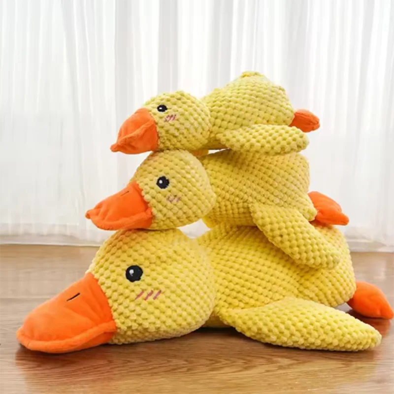 Jouet en peluche pour chien, résistant aux morsures de canard, nettoyage des dents, grand chien, divertissement interactif, chiot, ennui, jouet en peluche pour animaux de compagnie