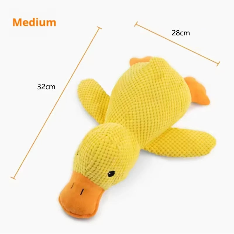 Jouet en peluche pour chien, résistant aux morsures de canard, nettoyage des dents, grand chien, divertissement interactif, chiot, ennui, jouet en peluche pour animaux de compagnie