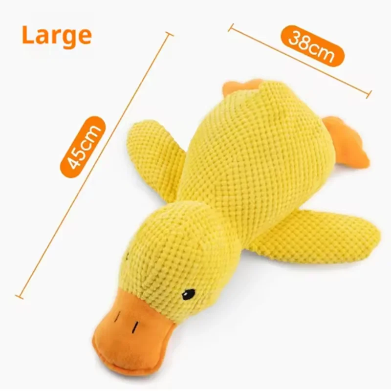 Jouet en peluche pour chien, résistant aux morsures de canard, nettoyage des dents, grand chien, divertissement interactif, chiot, ennui, jouet en peluche pour animaux de compagnie
