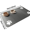 🐶😺Tapis de gamelle absorbant antidérapant – Sol propre pour chiens et chats
