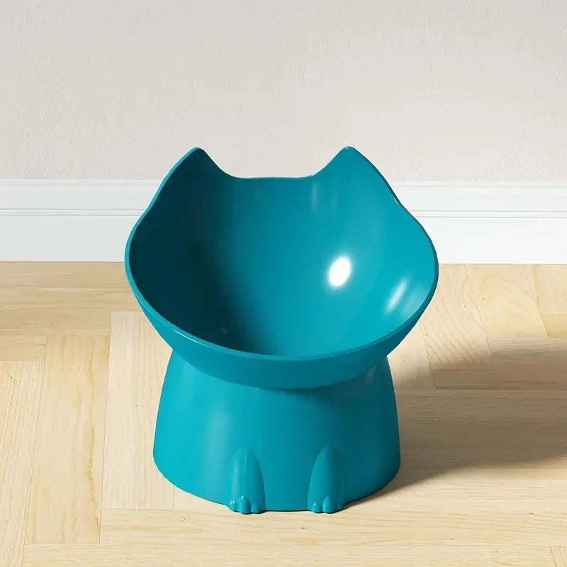 😺 Gamelle surélevée anti-stress pour chat – Design oreilles de chat