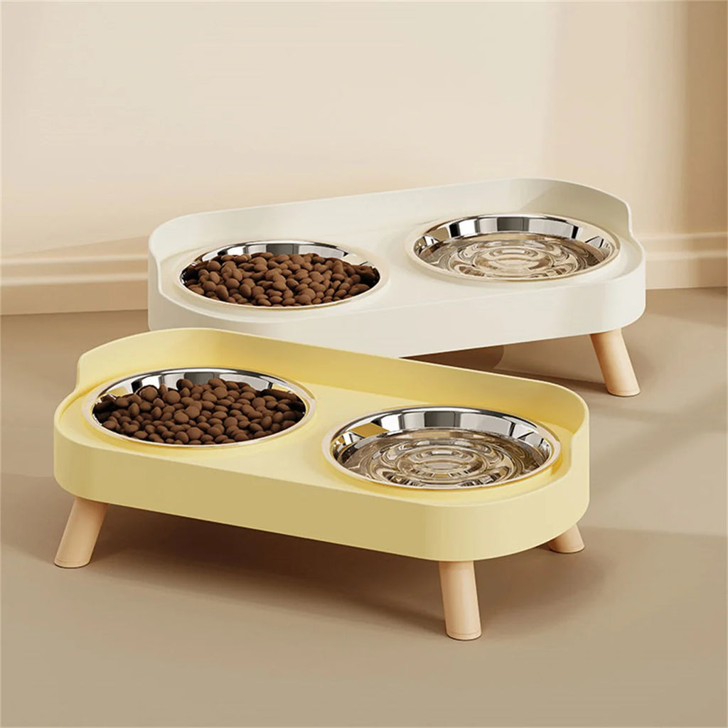 🐶🐱 Gamelle Duo Confort™ – Gamelle surélevée anti-stress pour chien et chat