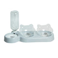 🐶😺 Gamelles 3 en 1 avec distributeur d'eau automatique - Chats & Chiens - Pratique, Hygiénique & Design